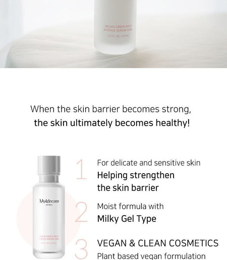 Muldream - Vegan Green Mild Intense Serum Skin, 110ml, 326 g, 8809443284044