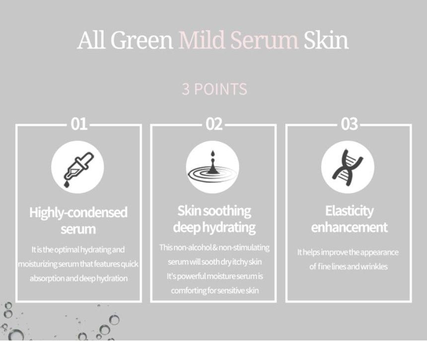Muldream - All Green Mild Serum Skin, 110ml, 350 g, 8809328354992