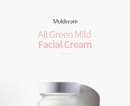 Muldream - All Green Mild Facial Cream, 60g, 226 g, 8809328355029