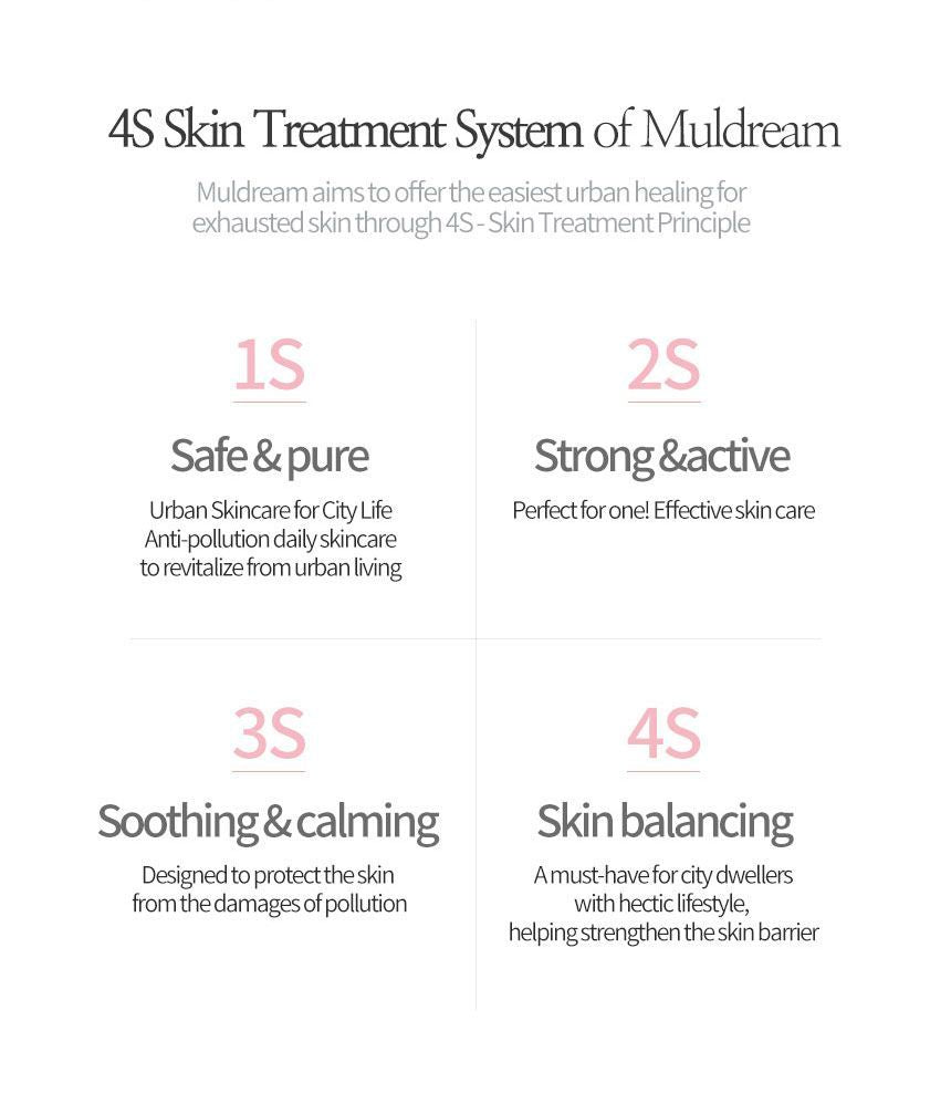 Muldream - All Green Mild Facial Cream, 60g, 226 g, 8809328355029