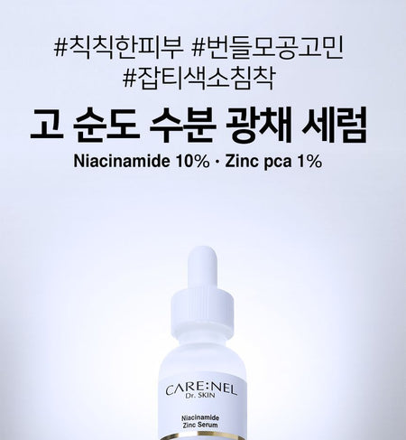 CARE:NEL - Niacinamide Zinc Serum, 30ml, 88 g, 8809665592323