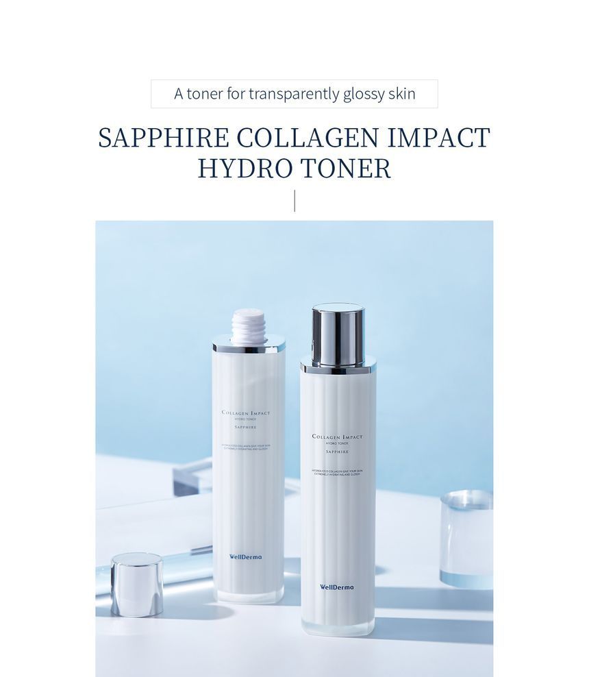 WellDerma - Sapphire Collagen Impact Hydro Toner, 100ml, 295 g, 8809502183882
