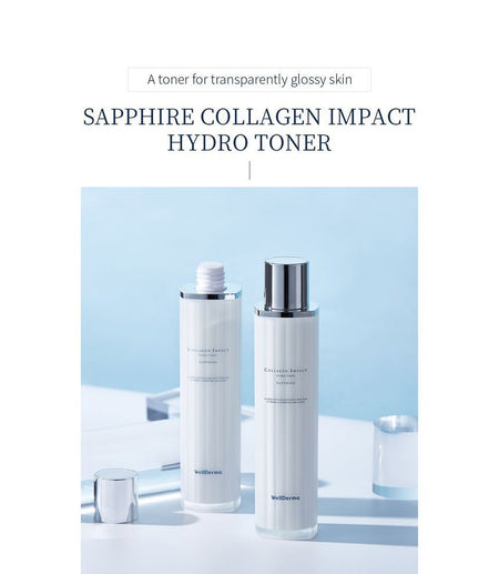 WellDerma - Sapphire Collagen Impact Hydro Toner, 100ml, 295 g, 8809502183882