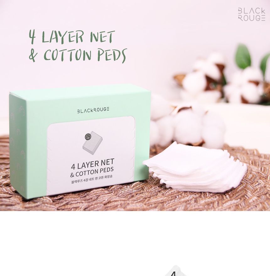 BLACK ROUGE - 4 Layer Net & Cotton Pads, 20 pcs, 31 g, 8809464342211