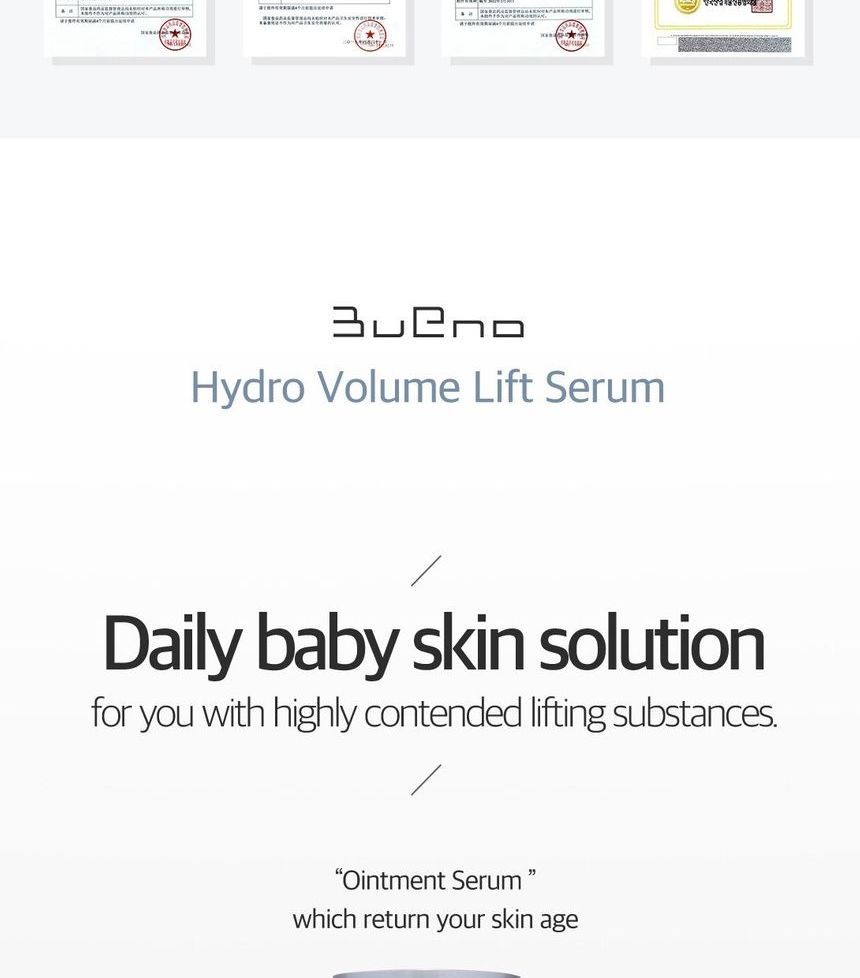 Bueno - Hydro Volume Lift Serum, 40ml, 164 g, 8809109689459