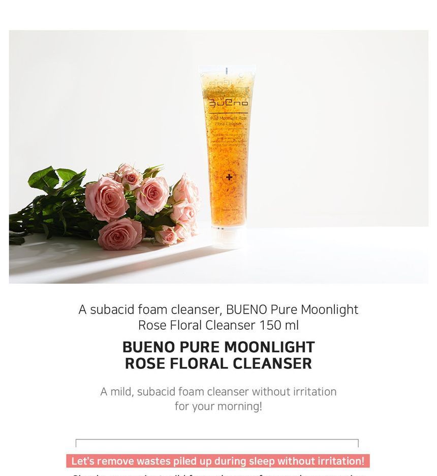 Bueno - Pure Moonlight Rose Floral Cleanser Jumbo, 150ml, 199 g, 8809533815073