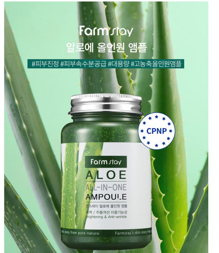 Farm Stay - Aloe All-In-One Ampoule, 250ml, 333 g, 8809469772877