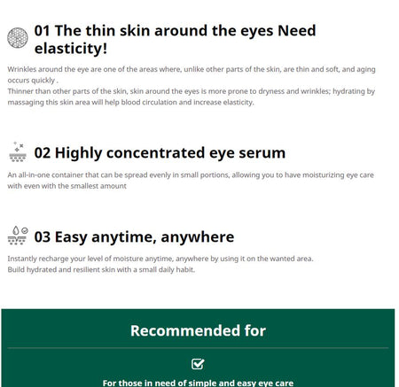 Farm Stay - Black Snail Premium Rolling Eye Serum, 25ml, 53 g, 8809480772733