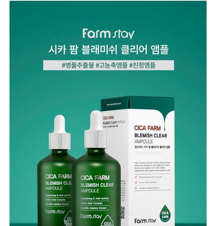 Farm Stay - Cica Farm Blemish Clear Ampoule, 100ml, 271 g, 8809635230439
