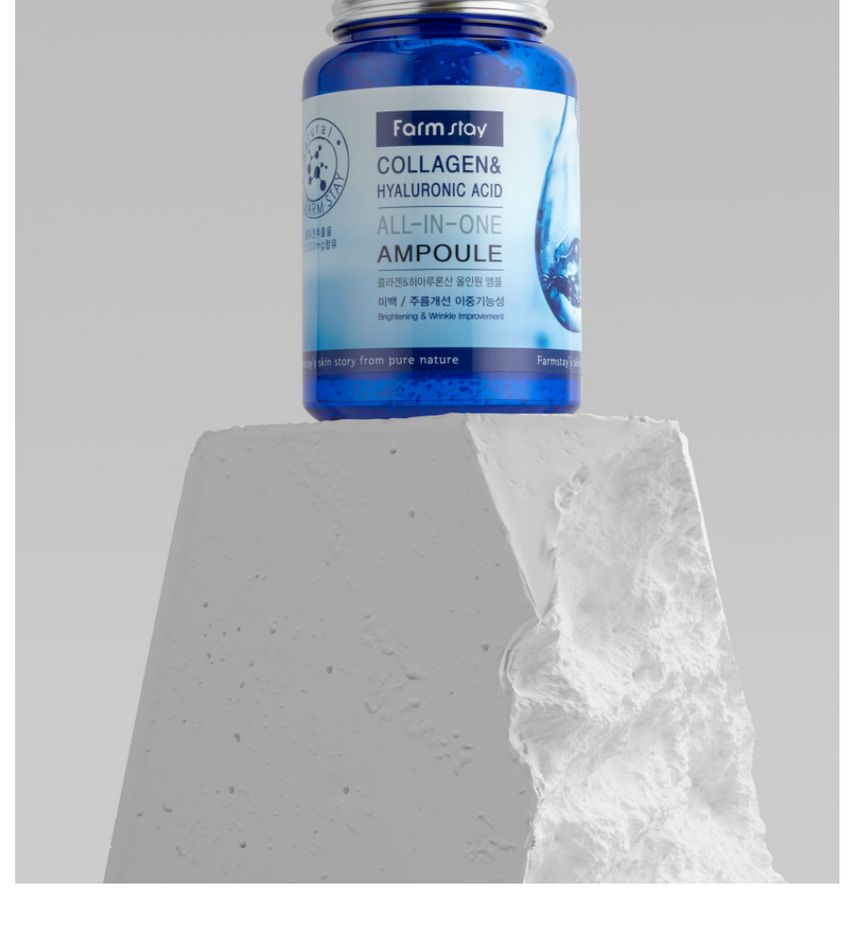 Farm Stay - Collagen & Hyaluronic Acid All-In-One Ampoule, 250ml, 331 g, 8809469770002