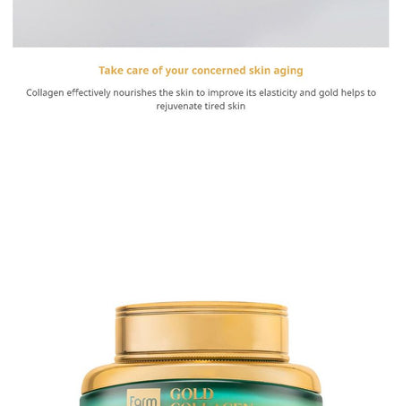 Farm Stay - Gold Collagen Nourishing Cream, 55ml, 240 g, 8809635230491