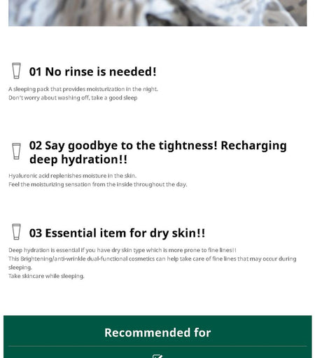 Farm Stay - Hyaluronic Acid Every Night Sleeping Pack, 120ml, 154 g, 8809635230217