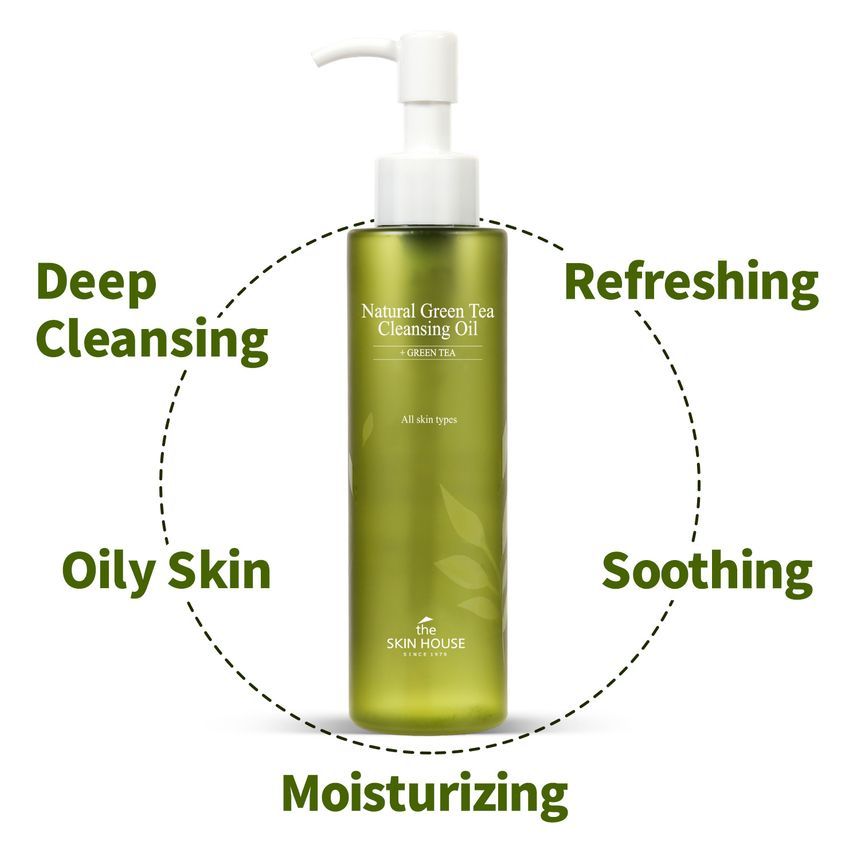 the SKIN HOUSE - Natural Green Tea Cleansing Oil, 150ml, 201 g, 8809080823385