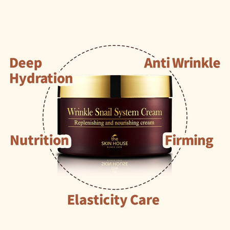 the SKIN HOUSE - Wrinkle Snail System Cream JUMBO, 100ml, 194 g, 8809080821176