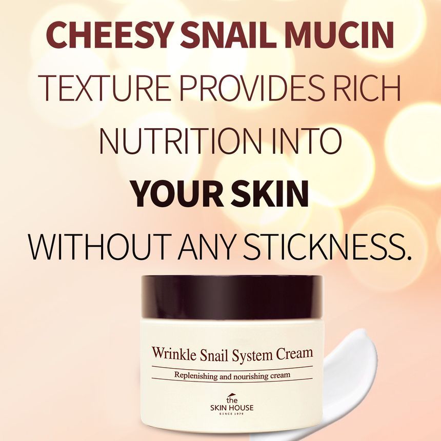 the SKIN HOUSE - Wrinkle Snail System Cream, 50ml, 111 g, 8809080822494