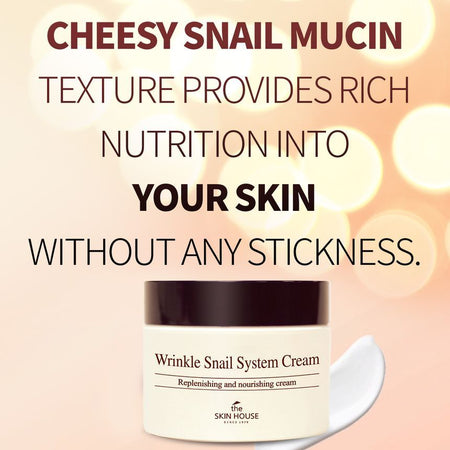 the SKIN HOUSE - Wrinkle Snail System Cream, 50ml, 111 g, 8809080822494