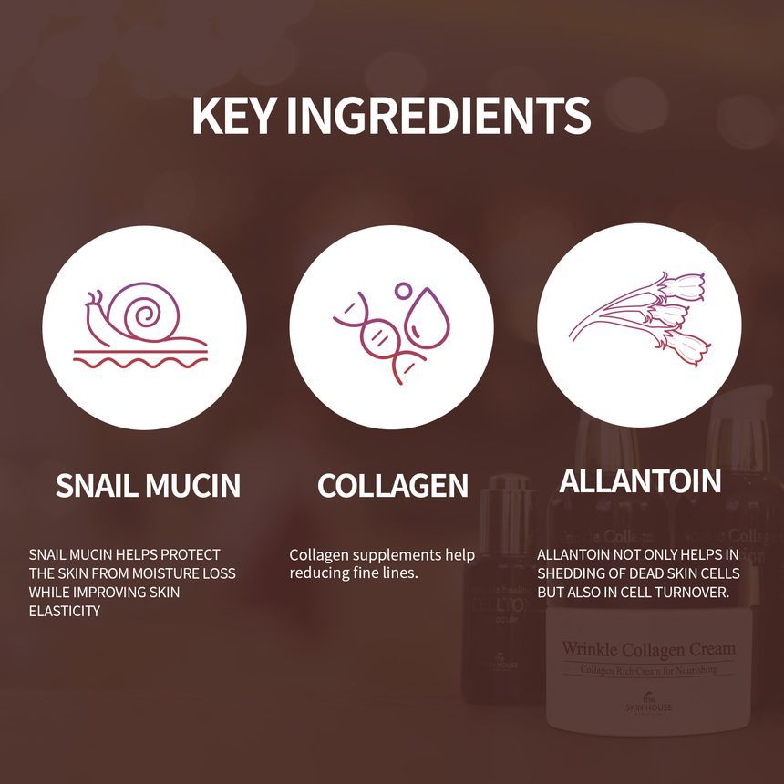 the SKIN HOUSE - Wrinkle Collagen Cream, 50ml, 112 g, 8809080822241