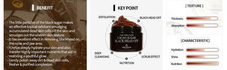 the SKIN HOUSE - Cacao Sugar Black Head Off, 50ml, 111 g, 8809080823194