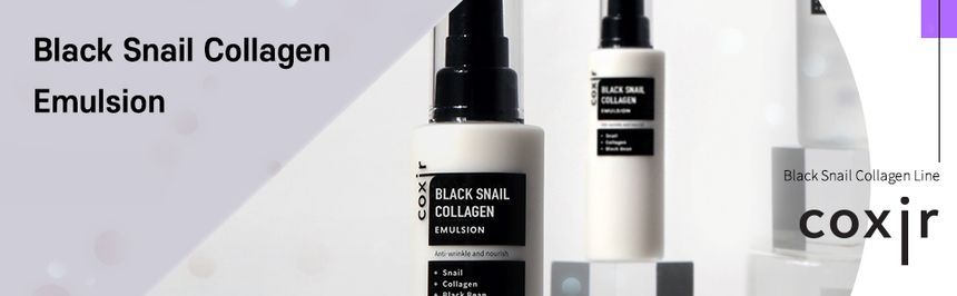coxir - Black Snail Collagen Emulsion, 100ml, 148 g, 8809080826188