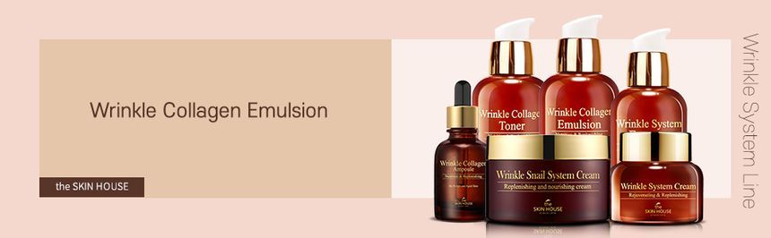 the SKIN HOUSE - Wrinkle Collagen Emulsion, 130ml, 330 g, 8809080822210