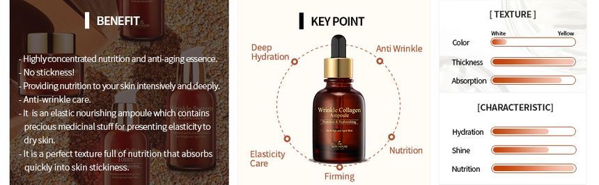 the SKIN HOUSE - Wrinkle Collagen Ampoule, 30ml, 120 g, 8809080822937