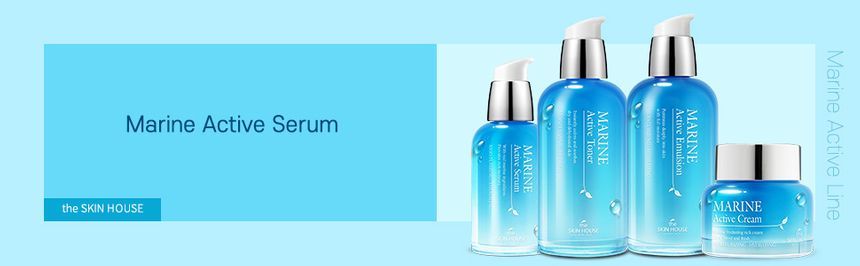 the SKIN HOUSE - Marine Active Serum, 50ml, 156 g, 8809080822722