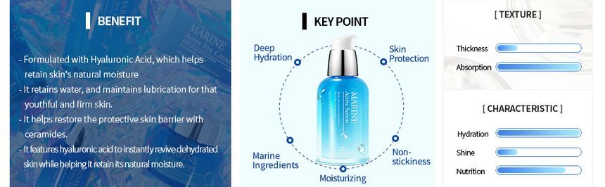 the SKIN HOUSE - Marine Active Serum, 50ml, 156 g, 8809080822722