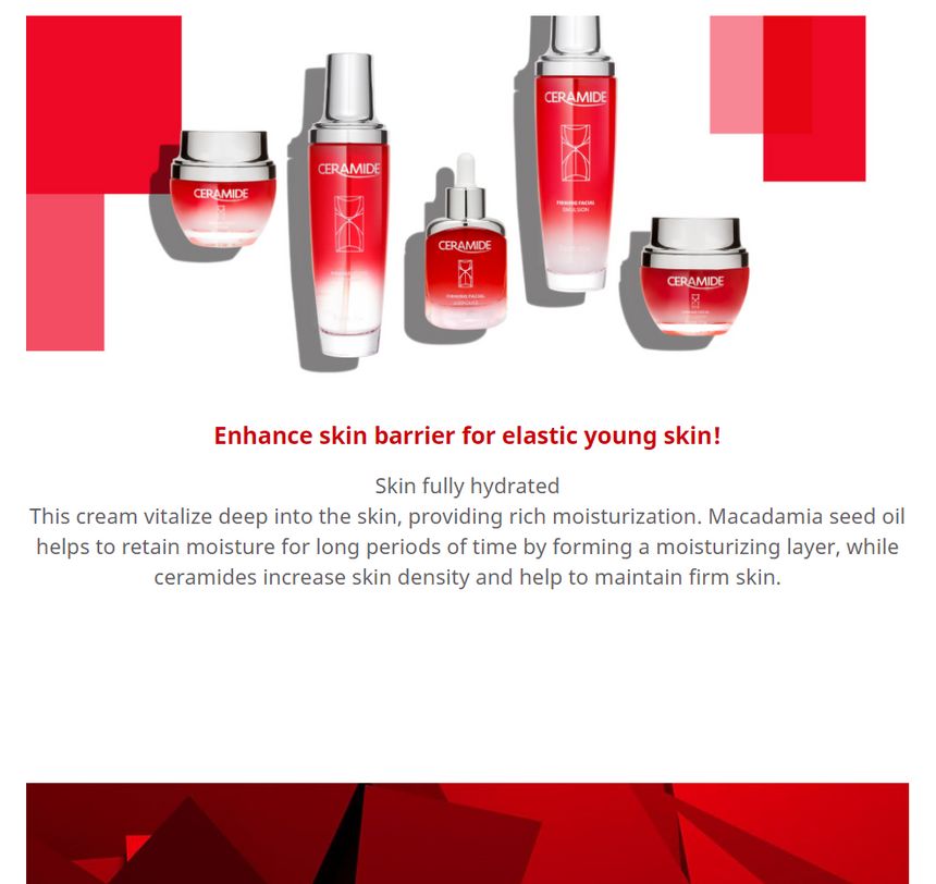 Farm Stay - Ceramide Firming Facial Cream, 50ml, 219 g, 8809480772658