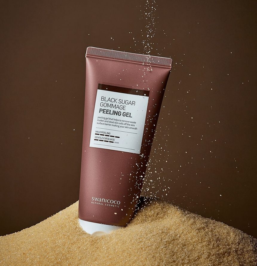 SWANICOCO - Black Sugar Gommage Peeling Gel, 100ml, 133 g, 8809535963277