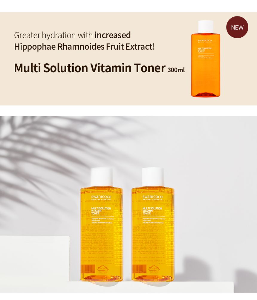 SWANICOCO - Multi Solution Vitamin Toner, 300ml, 349 g, 8809535964359