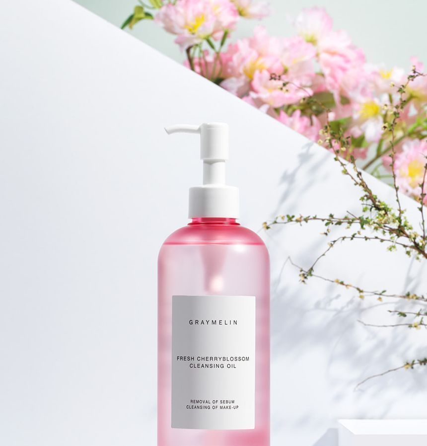 GRAYMELIN - Fresh Cherryblossom Cleansing Oil, 400ml, 402 g, 8809429959027
