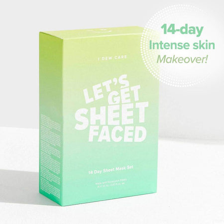 I DEW CARE - Let’s Get Sheet Faced 14 Days Sheet Mask Set, 1 set, 400 g, 8806190712813