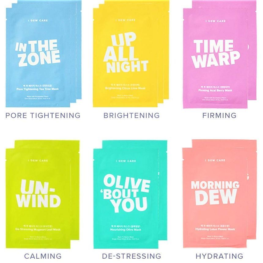 I DEW CARE - Let’s Get Sheet Faced 14 Days Sheet Mask Set, 1 set, 400 g, 8806190712813
