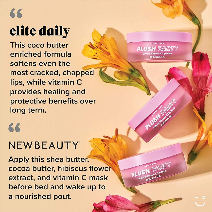 I DEW CARE - Plush Party Buttery Vitamin C Lip Mask, 12g, 46 g, 8806190718105