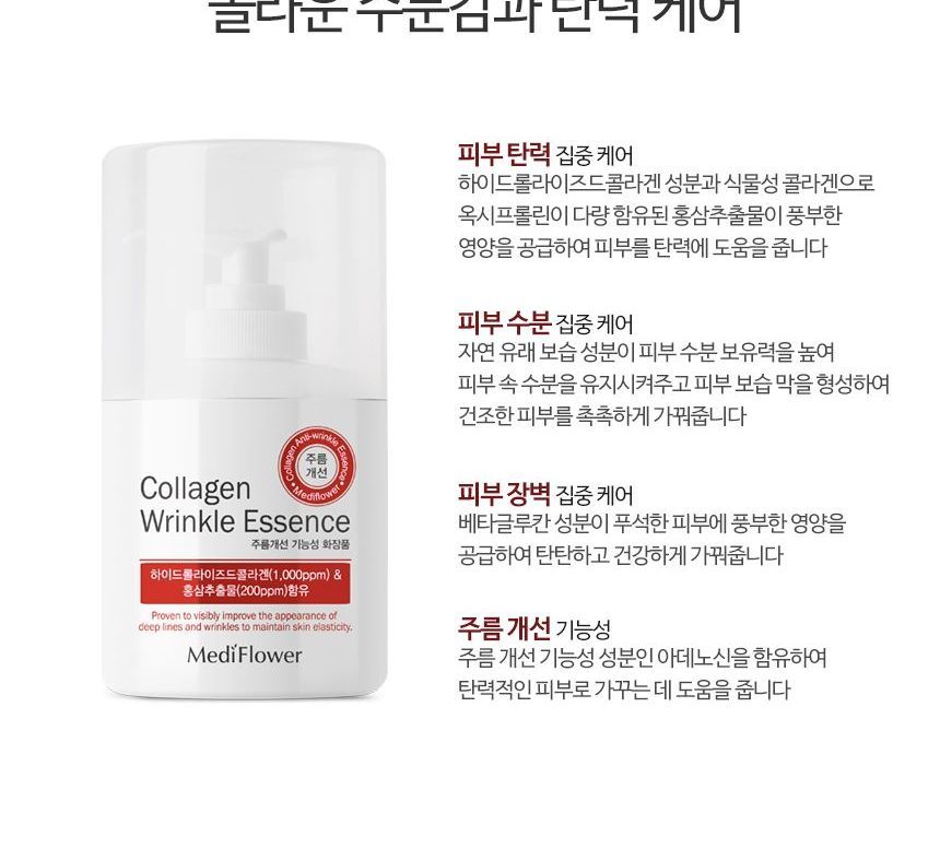MediFlower - Collagen Wrinkle Essence, 250ml, 306 g, 8809731951078