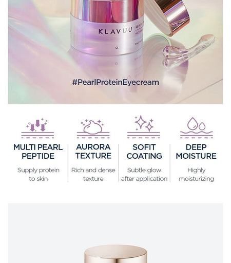 KLAVUU - Rejuve Pearlsation Multi Pearl Peptide Eye Cream, 20ml, 144 g, 8809482365438