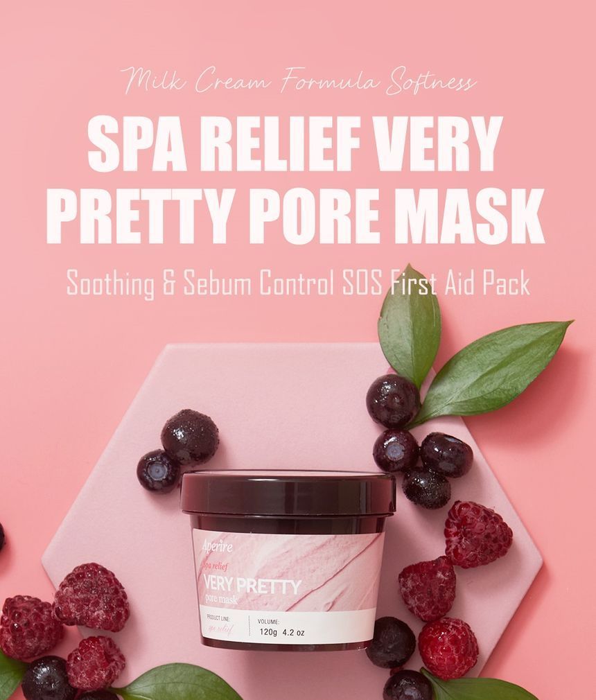 Aperire - Spa Relief Very Pretty Pore Mask, 120g, 167 g, 8805533133018