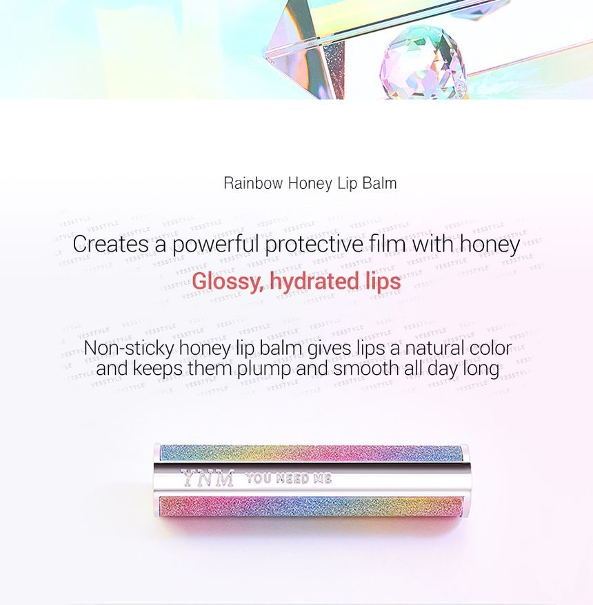 YNM - Rainbow Honey Lip Balm, 3g, 32 g, 8809626540370