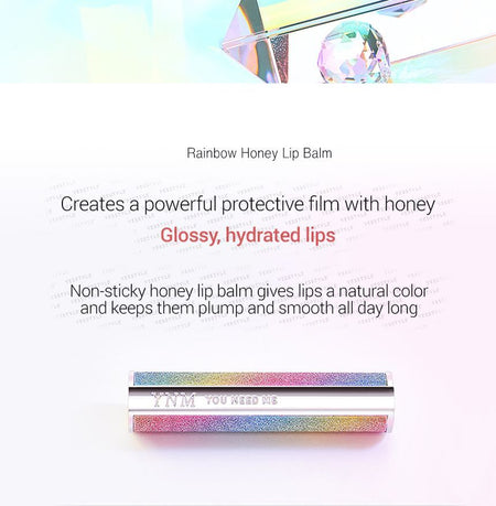 YNM - Rainbow Honey Lip Balm, 3g, 32 g, 8809626540370