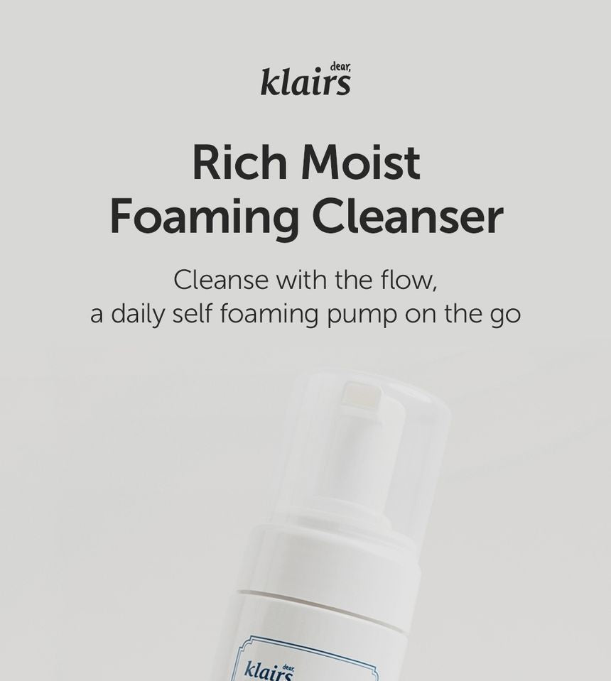 Dear, Klairs - Rich Moist Foaming Cleanser (Renewal), 100ml, 170 g, 8809115025487