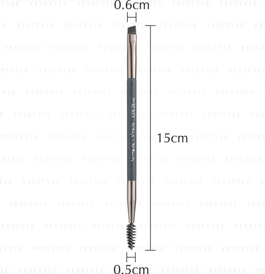 MEKO - Yuansen Veganism Double-Headed Eyebrow Brush, 1 pc, 15 g, 4712862908122