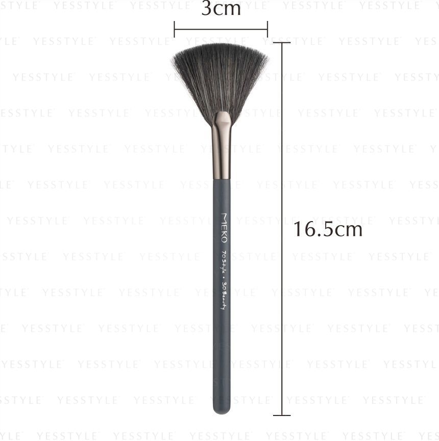 MEKO - Yuansen Veganism Fan-Shaped Brightening Brush, 1 pc, 30 g, 4712862908139