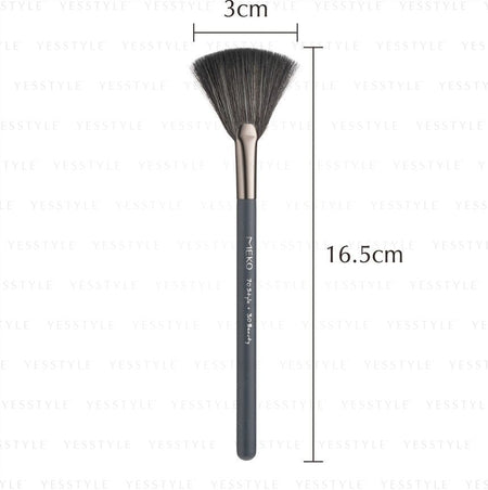 MEKO - Yuansen Veganism Fan-Shaped Brightening Brush, 1 pc, 30 g, 4712862908139