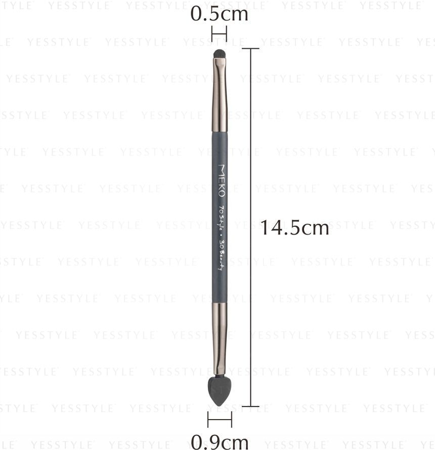 MEKO - Yuansen Veganism Double-Headed Eyeliner Glitter Silicone Brush, 1 pc, 16 g, 4712862908146