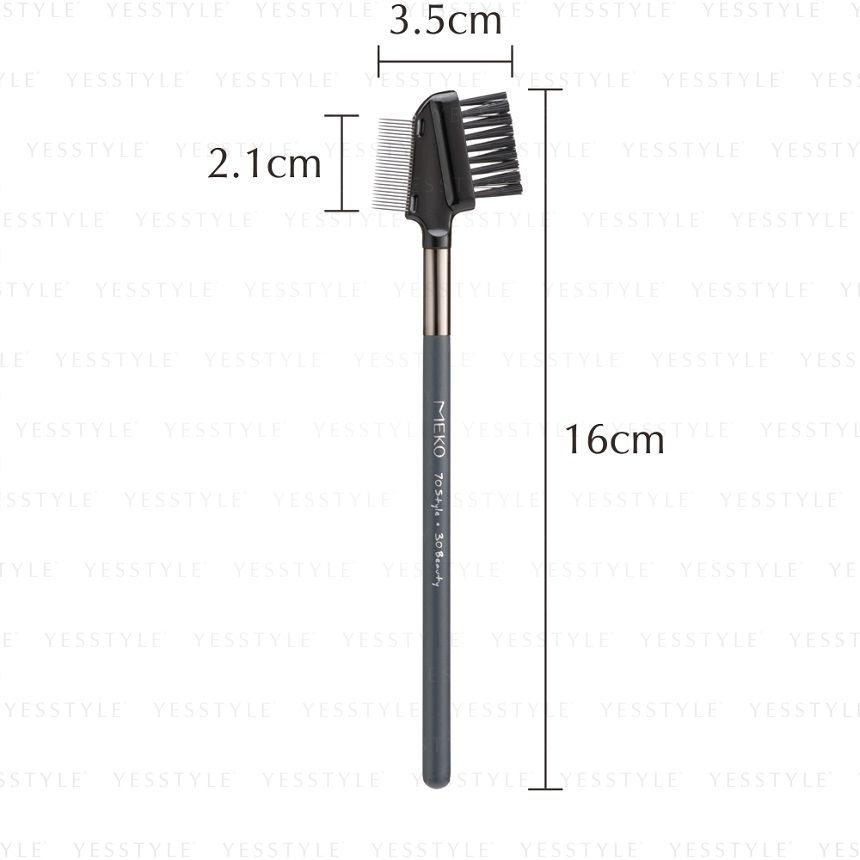 MEKO - Yuansen Veganism Eyelash & Eyebrow Comb Dual-Use Brush, 1 pc, 19 g, 4712862908153