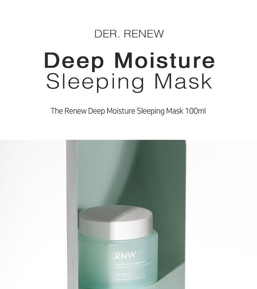 RNW - DER. RENEW Deep Moisture Sleeping Mask, 100ml, 212 g, 8809635330757