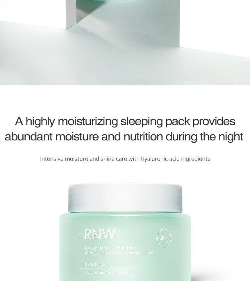 RNW - DER. RENEW Deep Moisture Sleeping Mask, 100ml, 212 g, 8809635330757