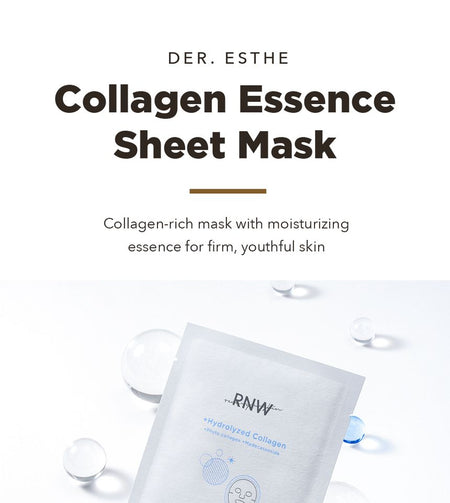 RNW - DER. ESTHE Collagen Essence Sheet Mask Set, 20ml x 10 pcs, 500 g, 8809635330832