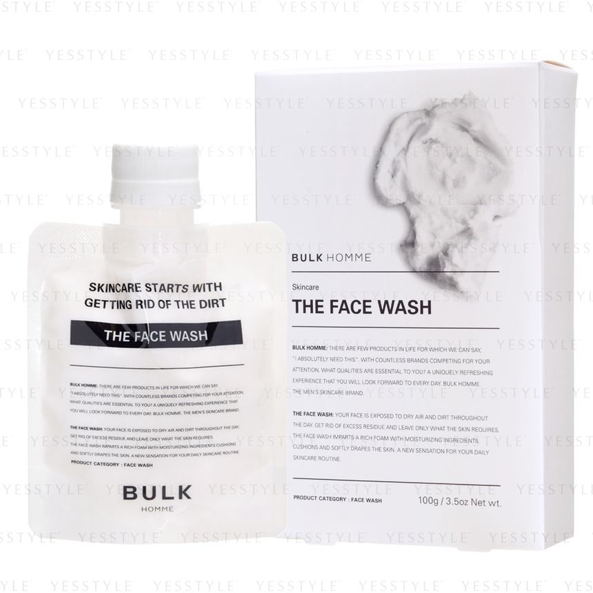BULK HOMME - THE FACE WASH, 100g, 135 g, 4589917790014
