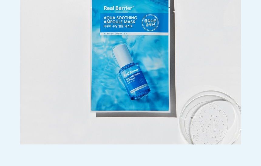 Real Barrier - Aqua Soothing Ampoule Mask Set, 28ml x 10 pcs, 385 g, 8809723784394